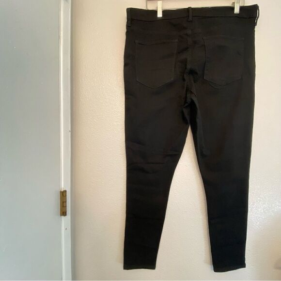 Gap High rise True Skinny Jeans Black denim -NWOT -34x29 regular - Picture 3 of 14